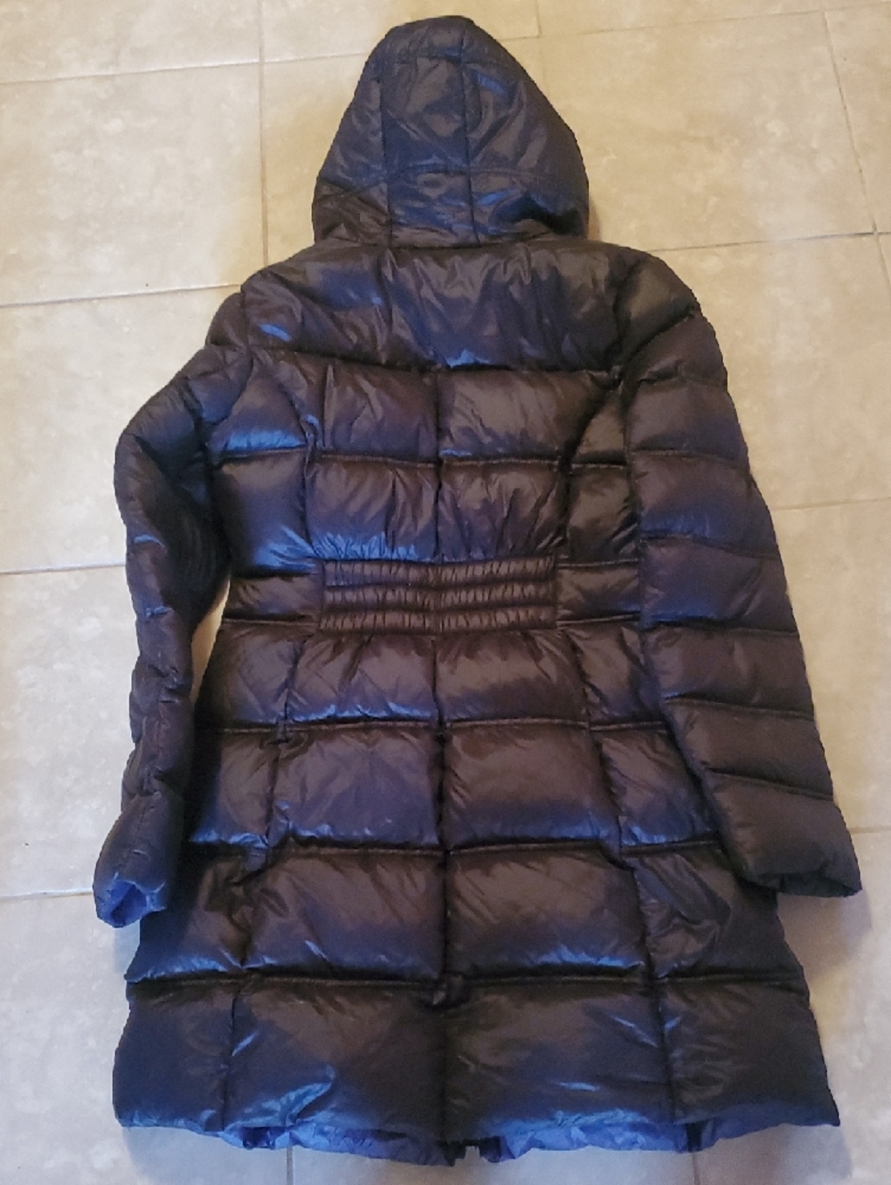 Miss Sixty Black Quilted Hooded Puffer Coat - Picture 3 of 3